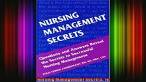 DOWNLOAD FREE Ebooks  Nursing Management Secrets 1e Full EBook