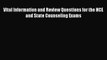 [PDF] Vital Information and Review Questions for the NCE and State Counseling Exams [Download]