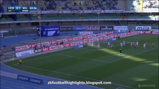 All Goals HD - Verona 1-1 Milan 25.04.2016 HD