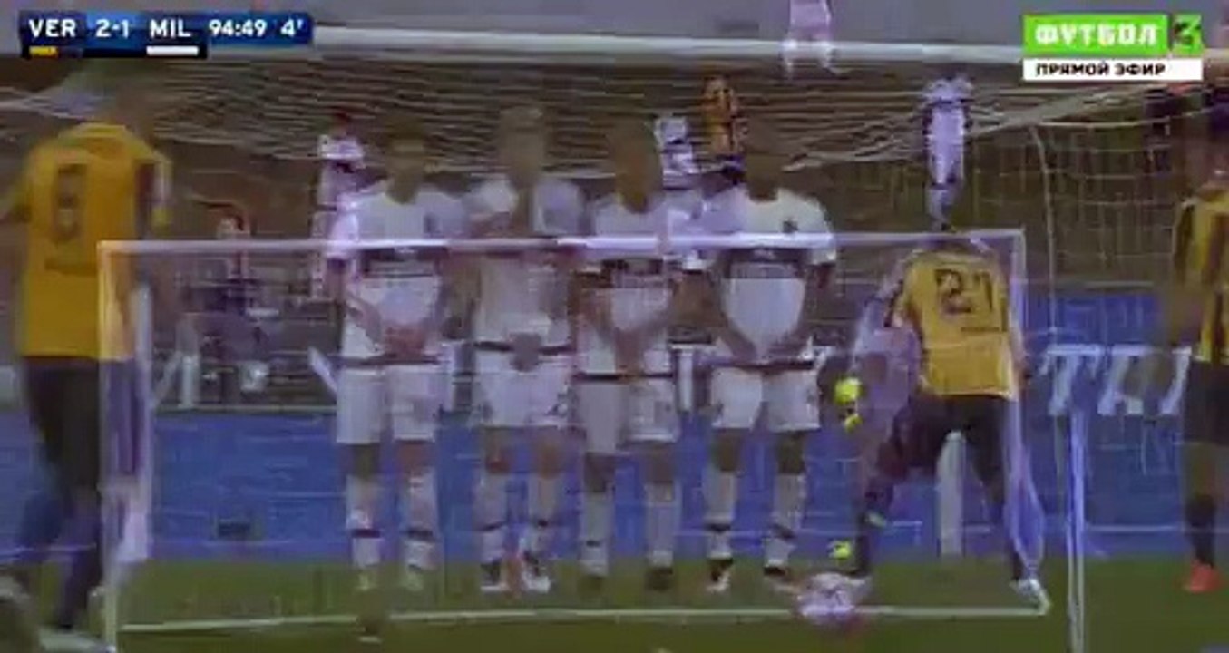 Luca Siligardi Goal HD - Verona 2-1 AC Milan - 25-04-2016
