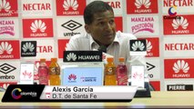 Alexis García habla de la derrota de Santa Fe ante Alianza Petrolera