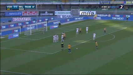 Luca Siligardia Goal - Verona 2-1 AC Milan - 25.04.2016 HD