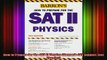 READ book  How to Prepare for the SAT II Physics Barrons SAT Subject Test Physics Full Free