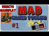 Mad Games Tycoon directo gameplay analisis. A por el mercado de juegos gameplay castellano español