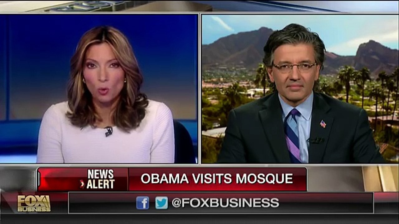 President Obama visits Baltimore mosque