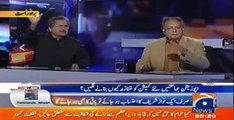 Intense Fight Between Pervez Rasheed & Shafqat Mehmood in Live Show