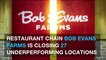 Bob Evans restaurant closing 27 locations, laying off 1,100 workers