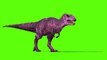 JURASSIC PARK T Rex roars and bites animation Royalty Free Green Screen Footage CG Dinosaur 3DS MAX
