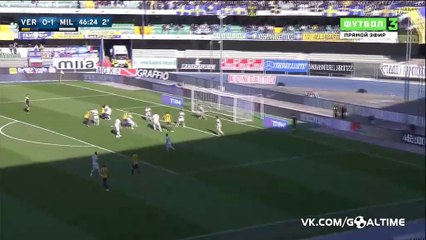 All Goals - Verona 2-1 AC Milan - 25-04-2016