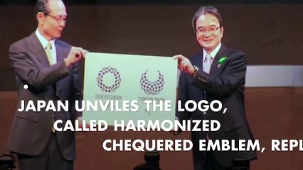 Japan unveils Tokyo 2020 Olympic logos