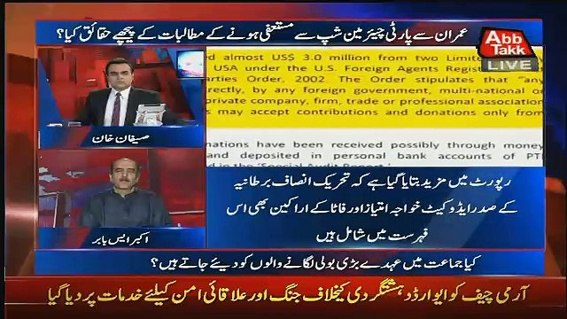 Akbar Babar Put The Serious Allegations On KPK Chief Mnister Pervaiz Khattak