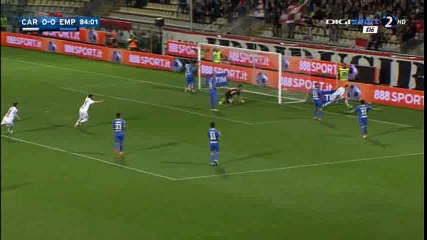 Kevin Lasagna Goal HD - Carpi 1-0 Empoli - 25-04-2016