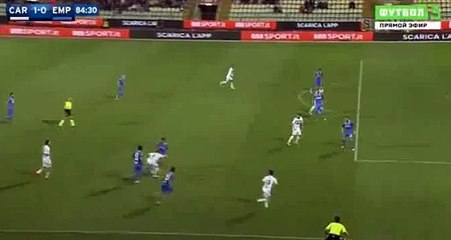 Gooaal - Kevin Lasagna Goal - Carpi 1-0 Empoli - 25.04.2016