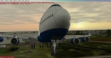 FSX BRITISH AIRWAYS LANDING AT KPHL