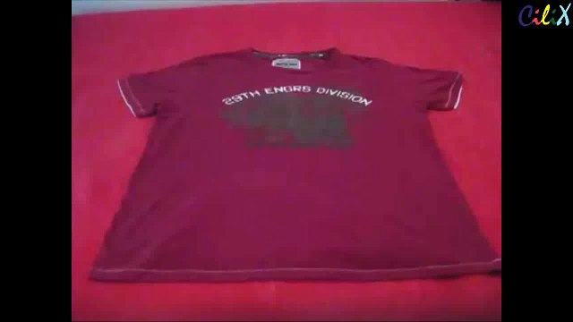 Как сложить футболку за 2-е секунды. Прикол