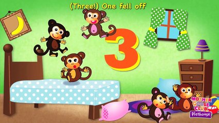Five Little Monkeys Jumping on the Bed Mother Goose Club Nursery Rhymes