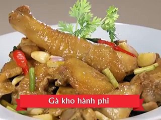 Món gà kho hành phi kiểu MIỀN BẮC - hoc nau an