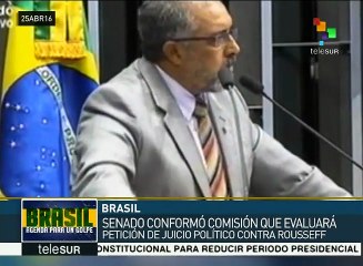 Brasil: Senado forma comisión para analizar el impeachment a Dilma