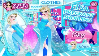 Pregnant Elsa Shopping - Frozen Elsa Games - Elsa Shopping New Clothes Game