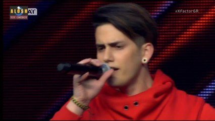 The X Factor greece 2016 - Τασος Γλιατας [Closer to the edge - 30 Seconds To Mars]..25/4/2016