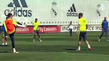 Zidane s'éclate à l'entrainement avec ses joueurs !