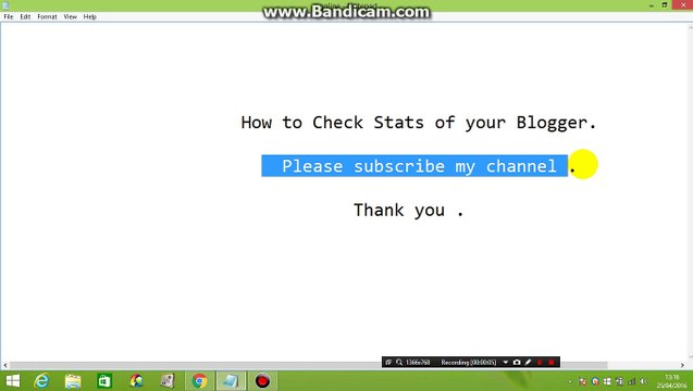 How to Check Stats of your Blogger