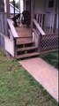 Mcduff Jumping off the Porch (in slow-motion)