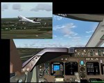 FS2004 - Boeing 747 landing Innsbruck LOWI