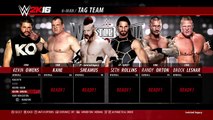 I DON'T WANNA LOSE!!! - WWE 2K16 - 6-Man Tag Team Match [Father