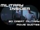 This video mashup features 20 awesome military movie quotes
