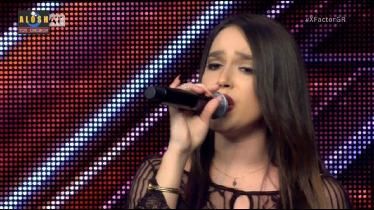 The X Factor greece 2016 - Τανια Μπρεαζου [Hero - Mariah Carey]..25/4/2016