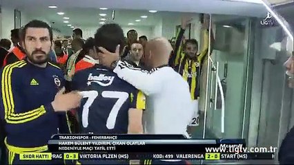 Trabzonspor - Fenerbahçe 24.04.2016 olaylı maç görüntüleri