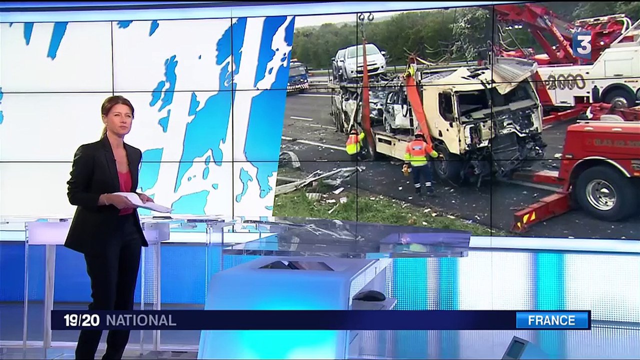 Gros carambolage sur l'A13, deux blessés graves