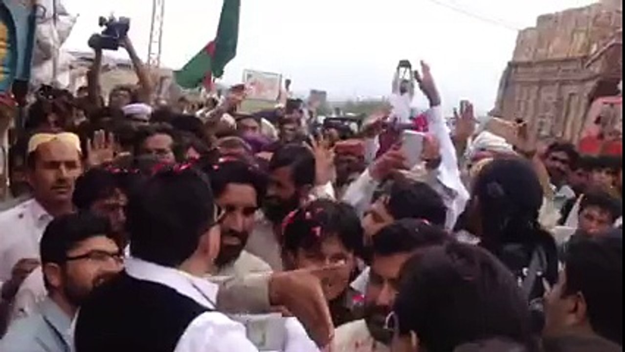 Sardar Mohsin Abbasi First Punjabi in 7 years went on ground of balochistan