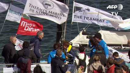 Transat Bakerly : les navires ont quitté le port de Saint-Malo