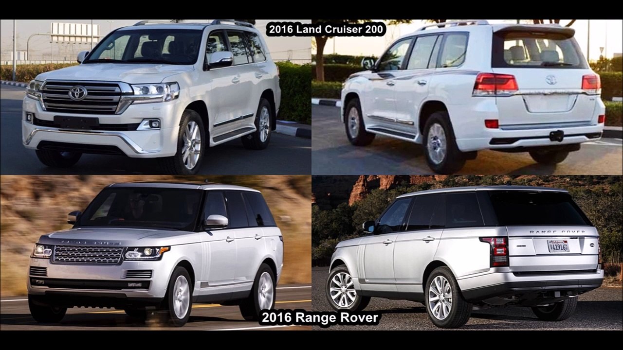 2016 Range Rover Vs 2016 Toyota Land Cruiser 200 DESIGN!