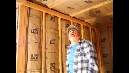 How I Hang Sheetrock ( Drywall ) on the Ceiling By Myself or Yourself DIY