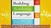 DOWNLOAD FREE Ebooks  Building Academic Language Meeting Common Core Standards Across Disciplines Grades 512 Full EBook
