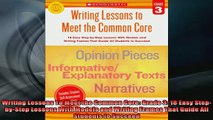 Free Full PDF Downlaod  Writing Lessons To Meet the Common Core Grade 3 18 Easy StepbyStep Lessons With Models Full Free