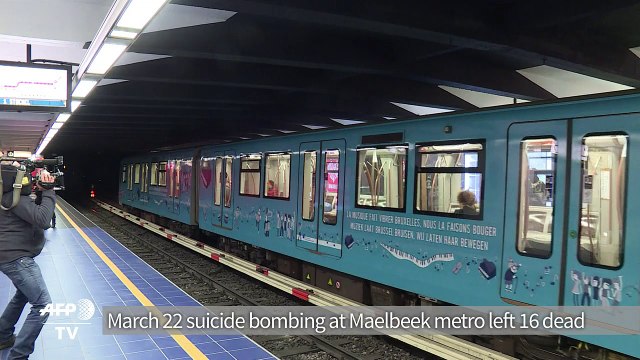 Metro station hit in Brussels attacks reopens