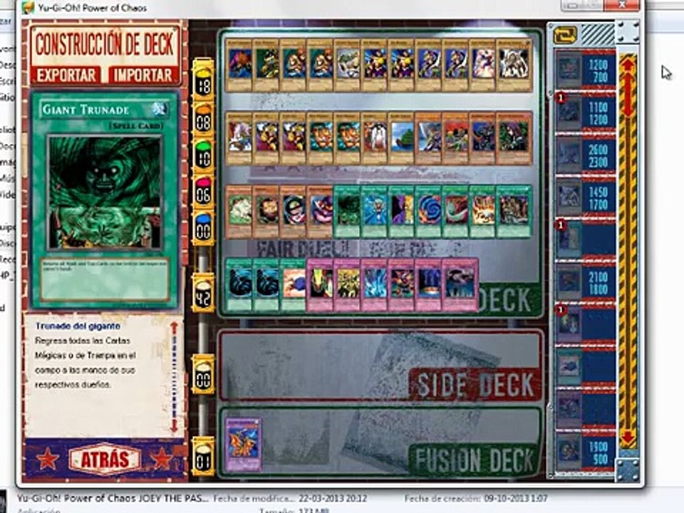 Descargar Yu Gi Oh! Power of Chaos Joey The Passion  Todas las cartas [MEGA]