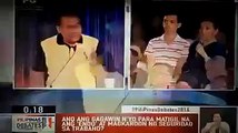 MAR ROXAS SCRIPTED ANSWERS ON DEBATE   ..