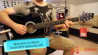 Stagg SW201 BK Akustik Gitar İncelemesi (Hızlı Video)
