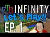 WE FOUND A HOUSE!!! - FTB Infinity Let's Play Ep. 1