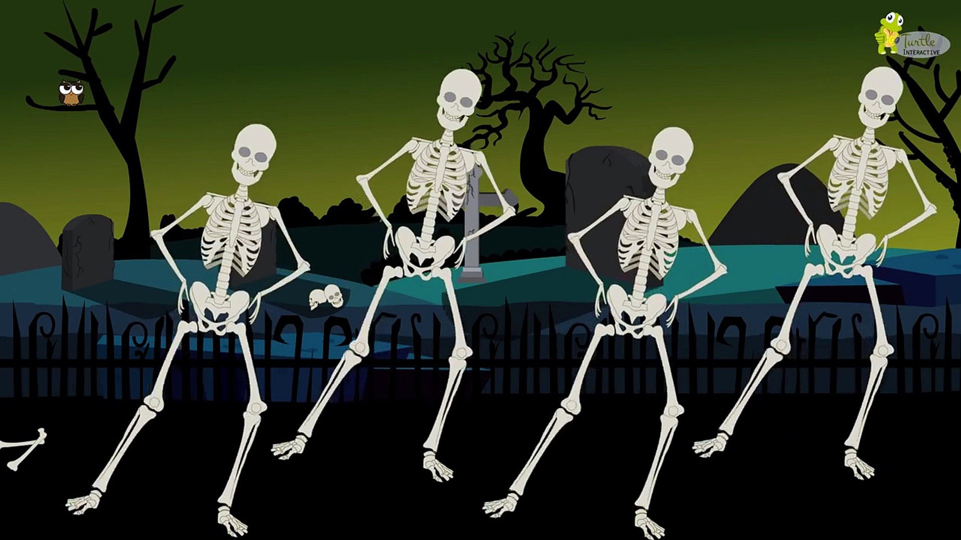 Dem Bones Skeleton Dance Dry Dancing Bones Popular Nursery Rhyme Dailymotion Video