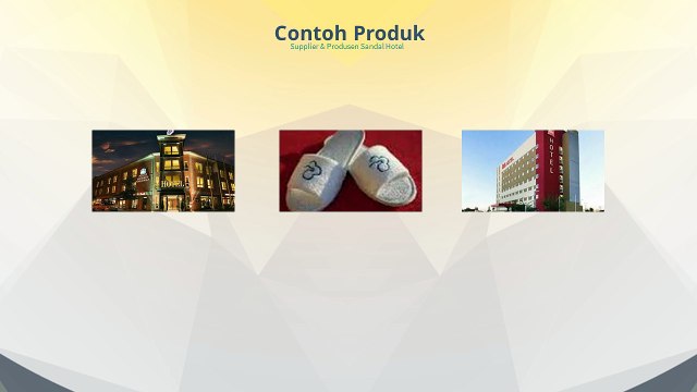 Jual Sandal Hotel Grosir Eceran Semarang