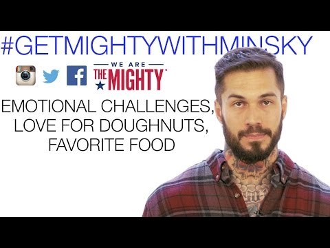 Alex Minsky on emotional challenges, love for doughnuts, & favorite food | Get Mighty With Minsky
