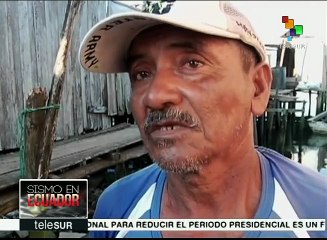 Ecuatorianos afectados por terremoto intentan recobrar su vida normal