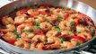 Easy Oven Recipe: Simple Spanish Paella with Seafood and Roasted Peppers