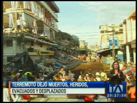 Las cifras del terremoto en Ecuador